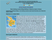 Tablet Screenshot of kalymnosclimbing.eu